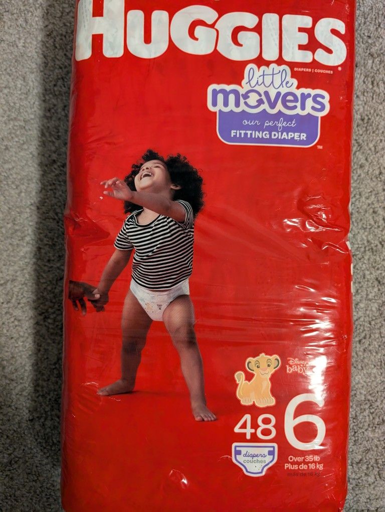 Huggies Diapers Little Movers Size 6 - 48 Counts