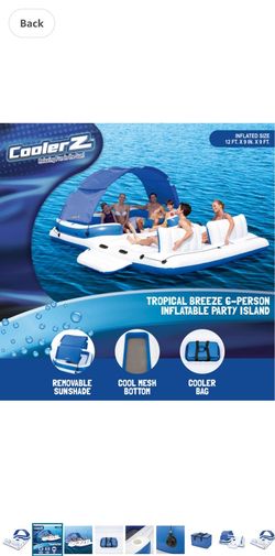 LABOR DAY  SALE 12' Tropical Breeze Floating Island