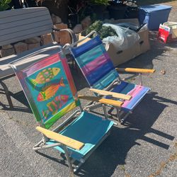 folding beach chairs