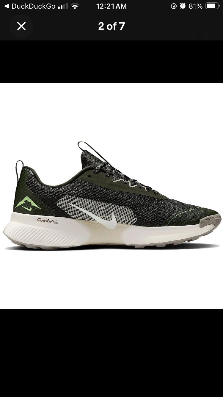 New Nike Juniper Trail 3 Sequoia Sneakers Size 9 Men’s