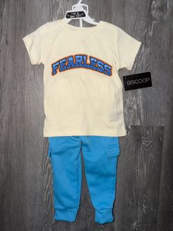 Kids 2-Piece Fearless T-Shirt and Jogger Set