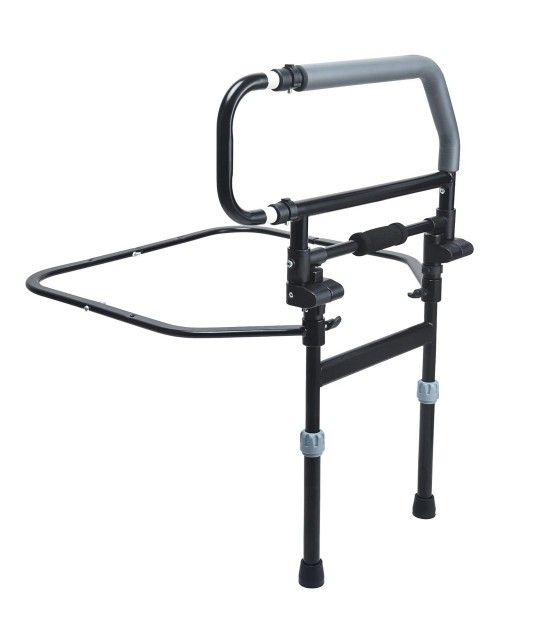 Sangohe Heavy Duty Bed Rail for Senior & Elderly and People Falling Out of Bed - Foldable Bed Assist Handle - 504E