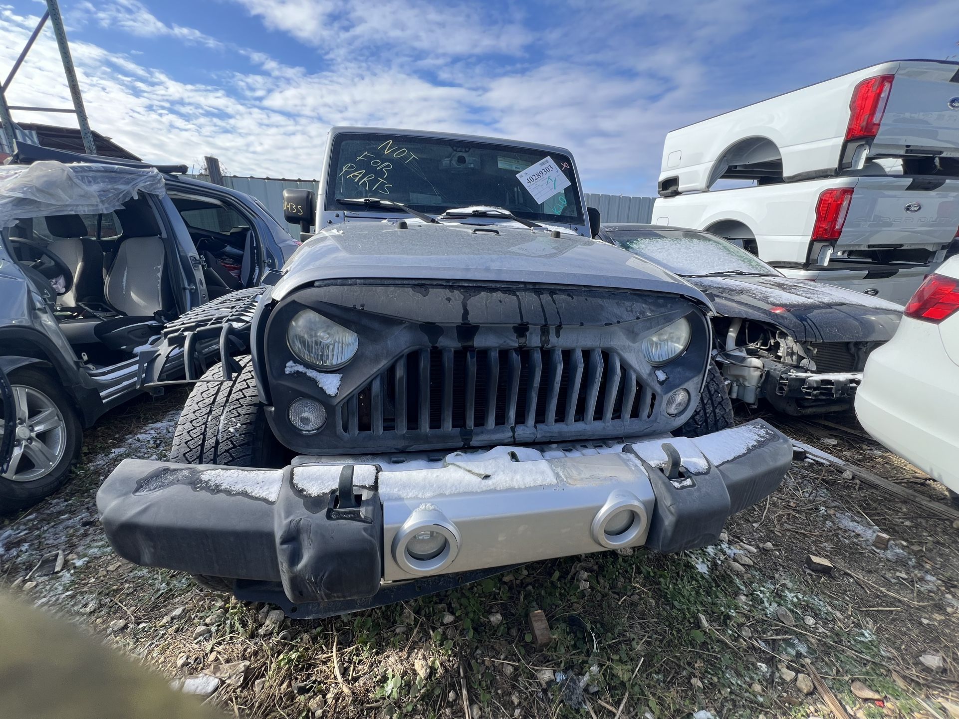 2017 Jeep Wrangler Sahara 3.6 For Parts Only
