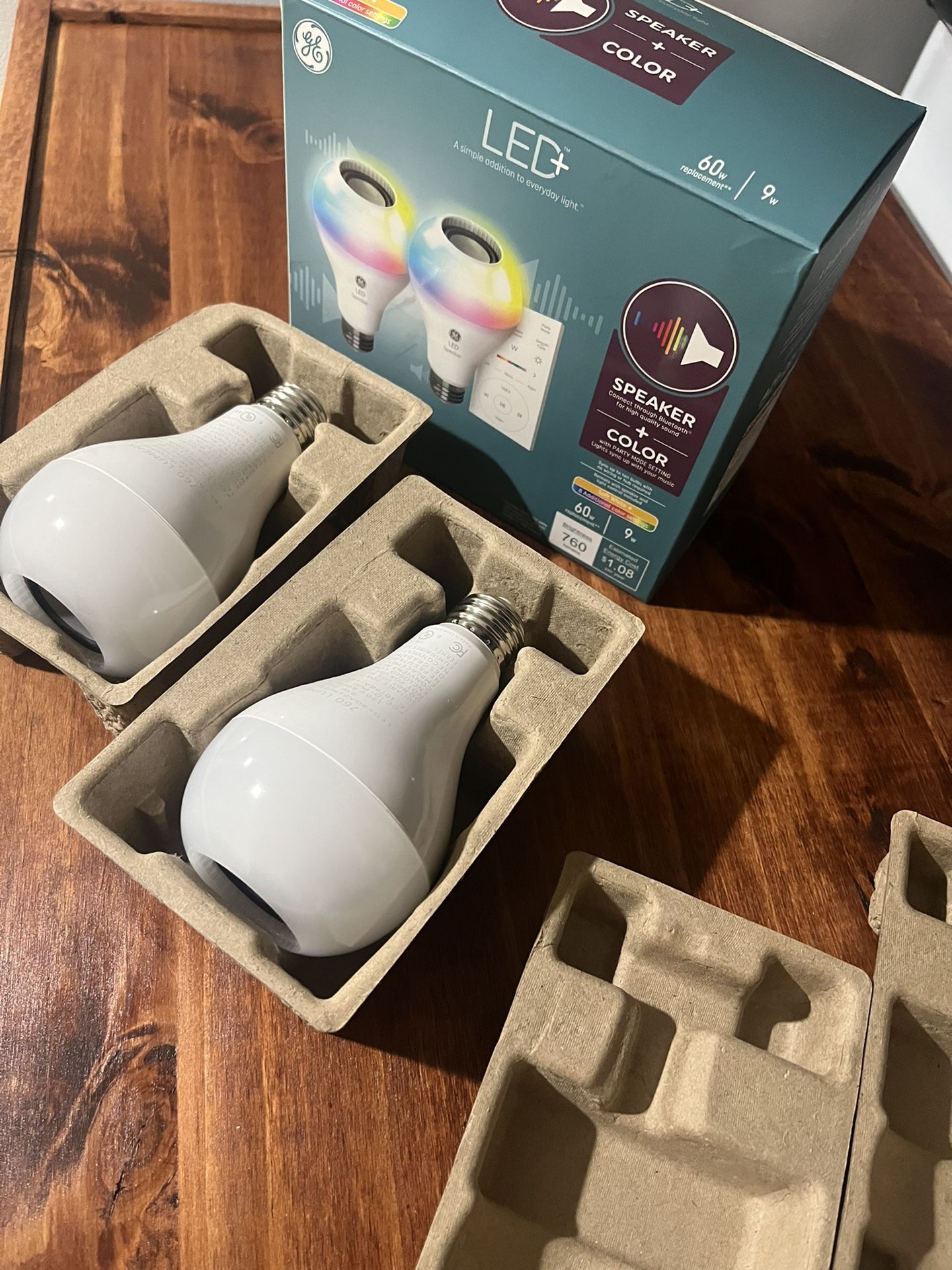 Rgb Bulbs With Bluetooth Speakers