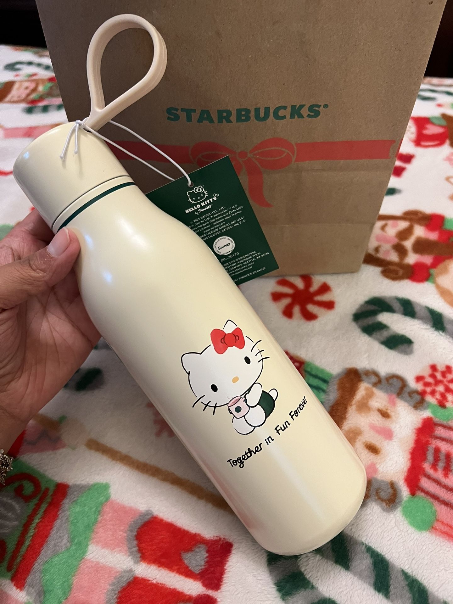 Hello Kitty X Starbucks Ivory Tumbler✨