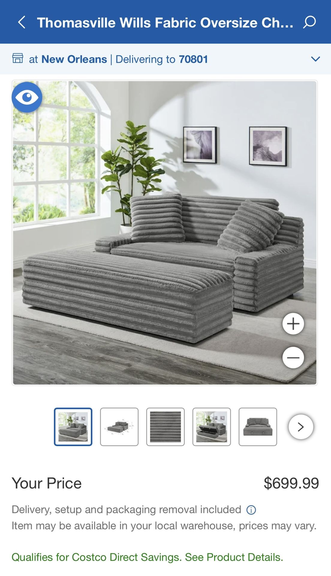thomasville oversized chair with storage ottoman cloud couch loveseat
