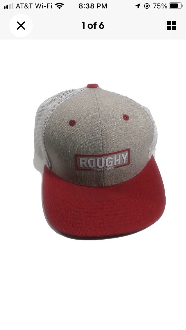 ROUGHY since 1872 - Hooey Mesh Snap Back Cap Adjustable One size
