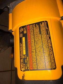 Dewalt saw cutter