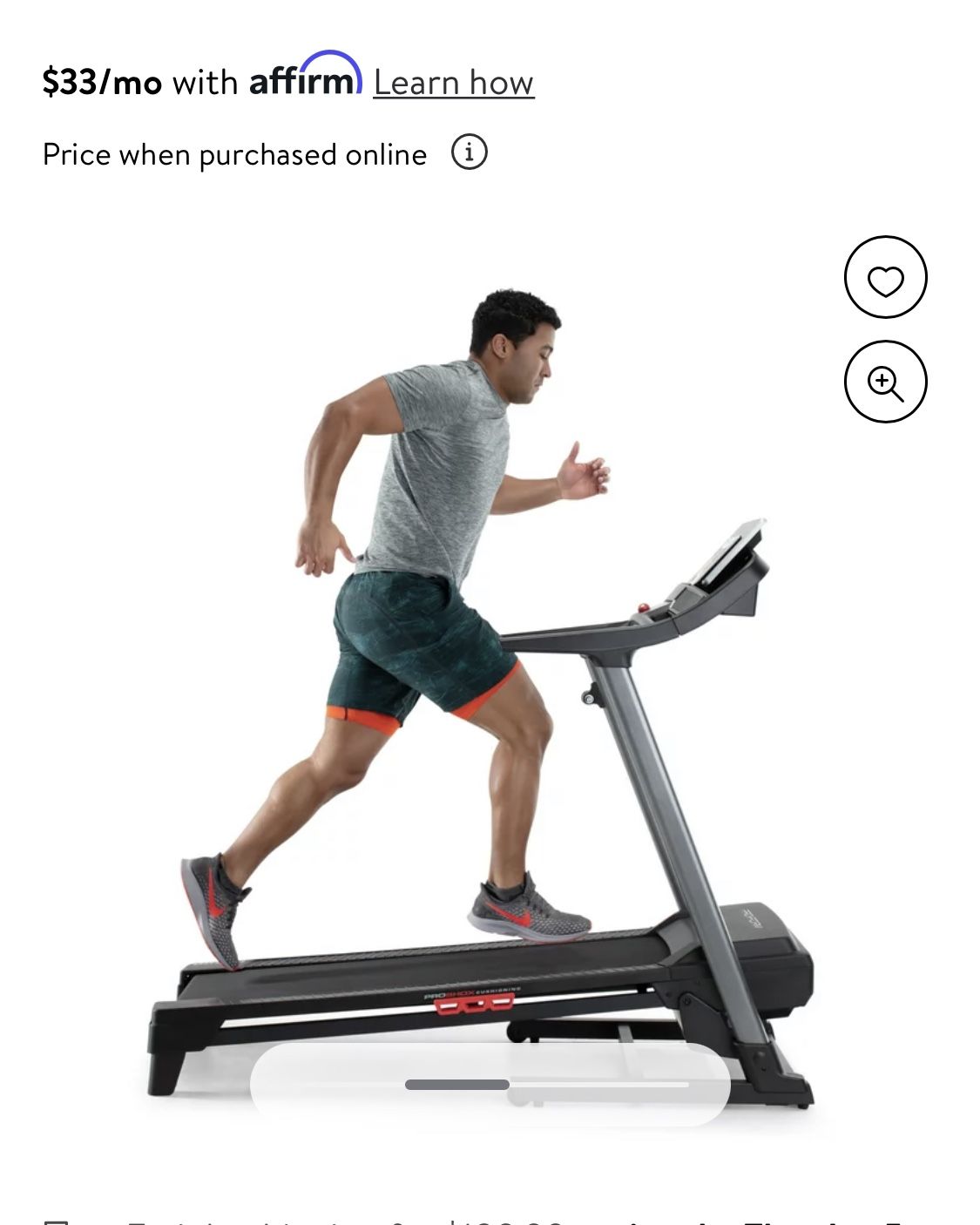 ProForm Cadence Compact 500 Folding Treadmill, Compatible with iFIT Personal Training