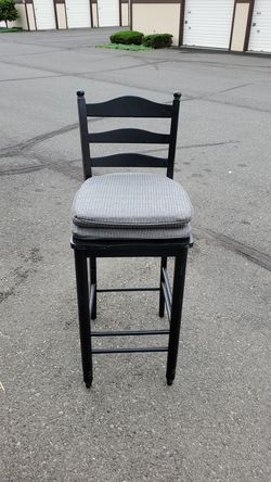 Bar stool w/cushion, 30" high