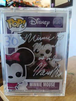 Authentic signature Minnie Mouse Funko Pop