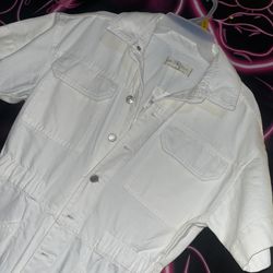Jumpsuit White Size Small Pants