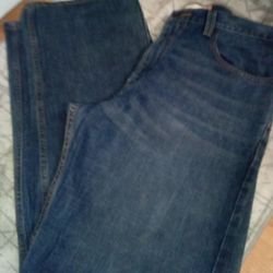 Mens Levi's 34 X 32 Style 569 Loose fit Blue Denim Jeans