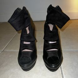 Hervé Leger Heels Black