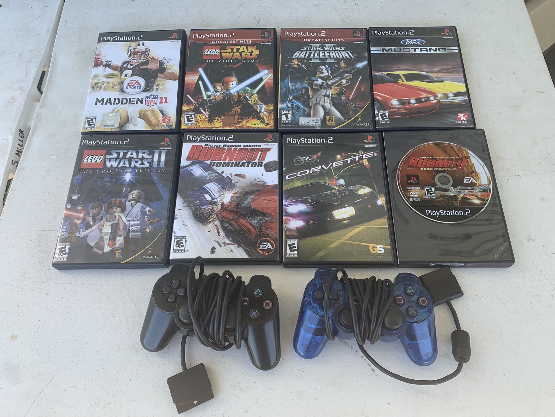 PlayStation 2 Games and Controllers