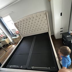 Eastern King Bed Frame With Electric Mattress Base