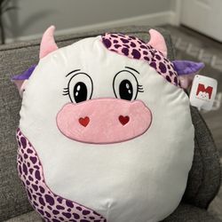 Giant Cow Plush Pillow- NEW with Tags 