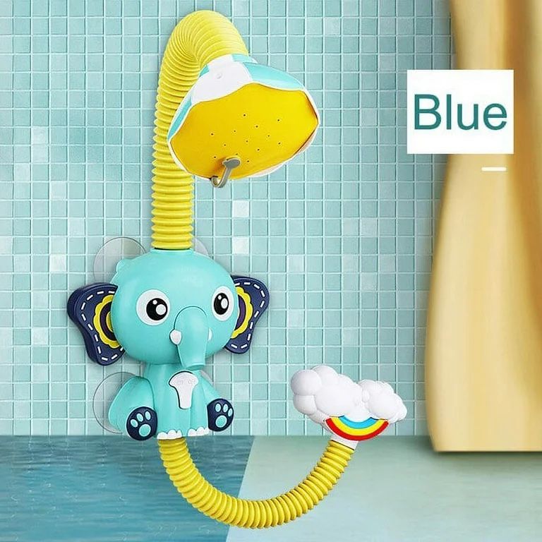 Bath Toys for Kids Electric Elephant Animal Sucker BaBy Bath Toys Spray Water Toys for Kids Outside
