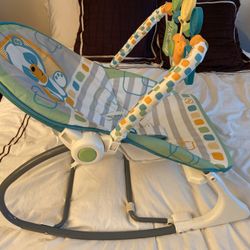 Infant to toddler baby rocker bouncer chair