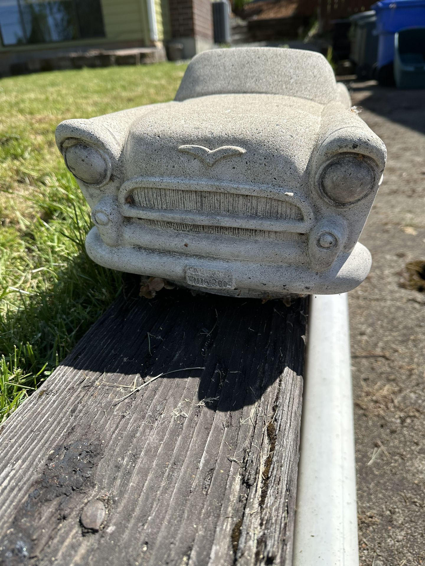 2ft Long Concrete Classic Car Plant Holder