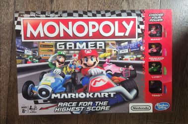 Monopoly Gamer Mario Kart Collectible Board Game 2018 New