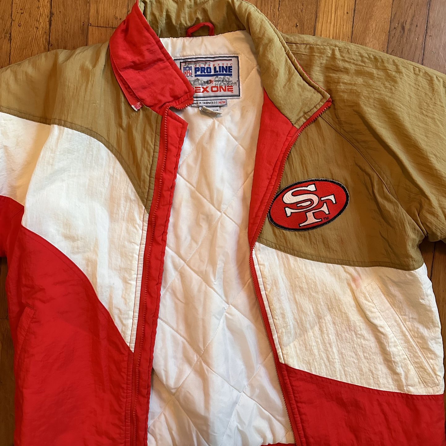 Two vintage 49ers Pro Line Jackets 