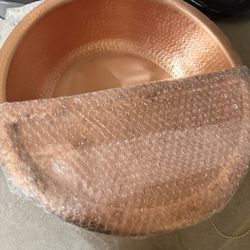 Pedicure Cooper Bowl With Footrest