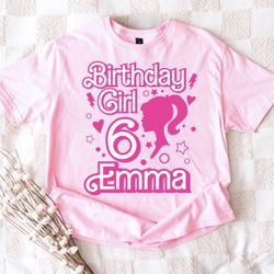 Barbie Theme Tshirts Custom 