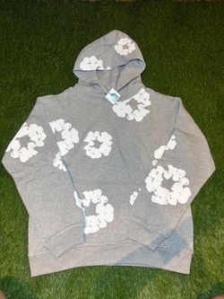 Denim Tears Cotton Wreath Hoodie Grey
