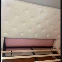 Off white Full Size Bed With Frame. $100