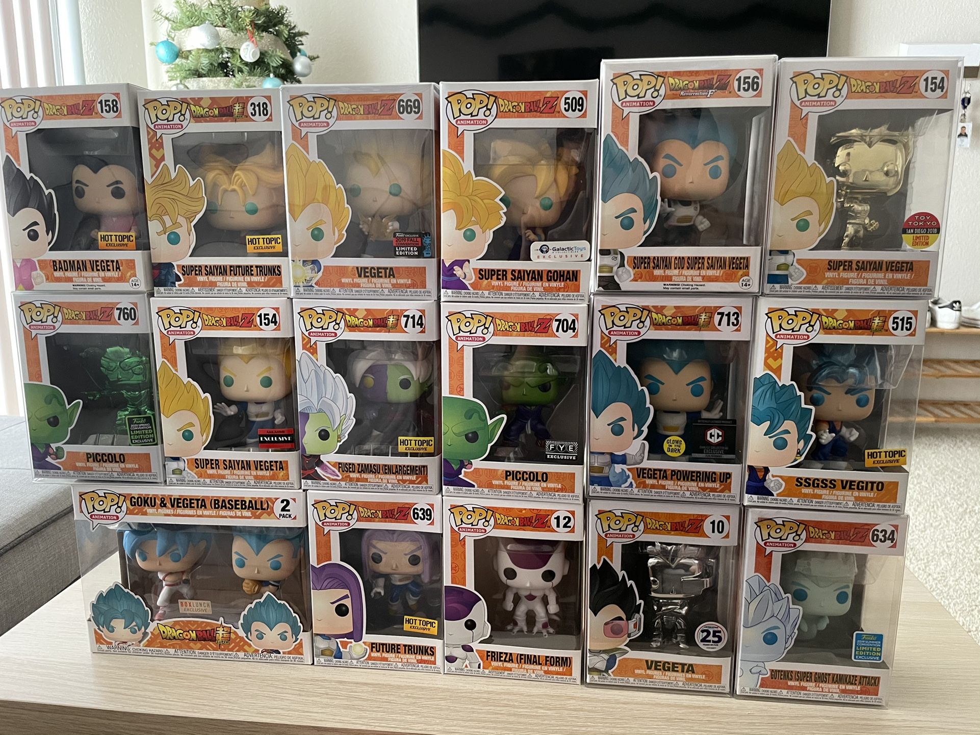 Dragon Ball Z Exclusive Pops