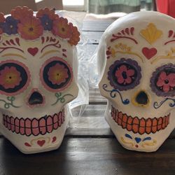 Day Of The Dead Skull Tabletop Decor