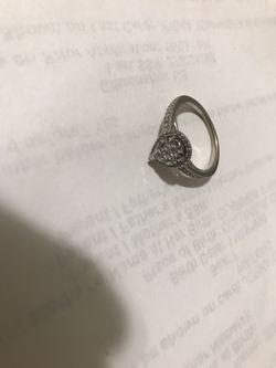 10kt White Gold Diamond Ring