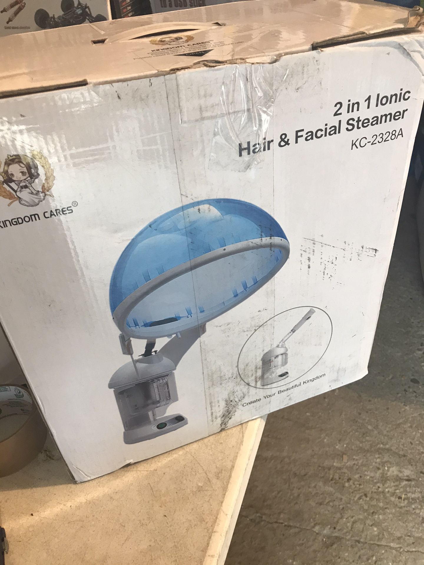 Hair and facial steamer