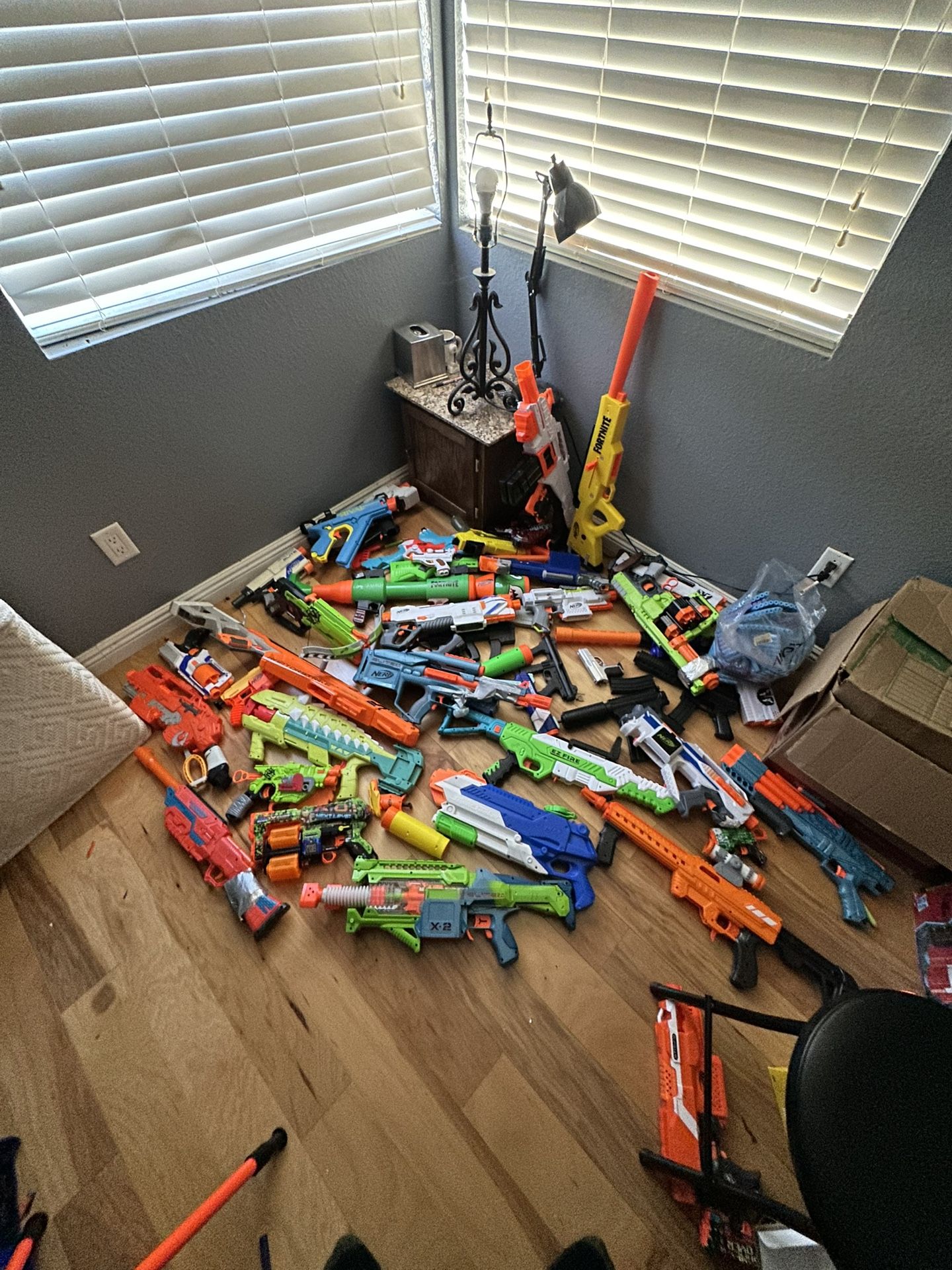 Nerf Blasters And Ammo