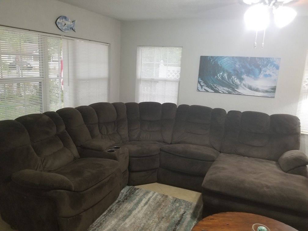 Big cheap softie sectional