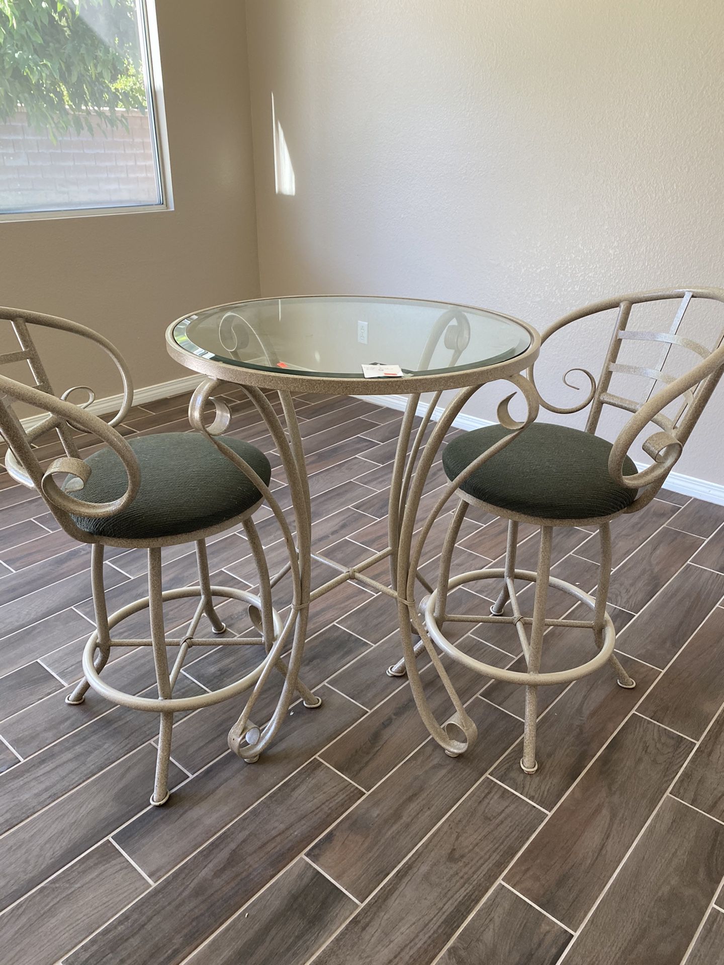 Glass Bistro Table And Chairs