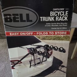 New 3 Bicycle Rrunk Rack