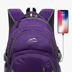 Purple Backpacks