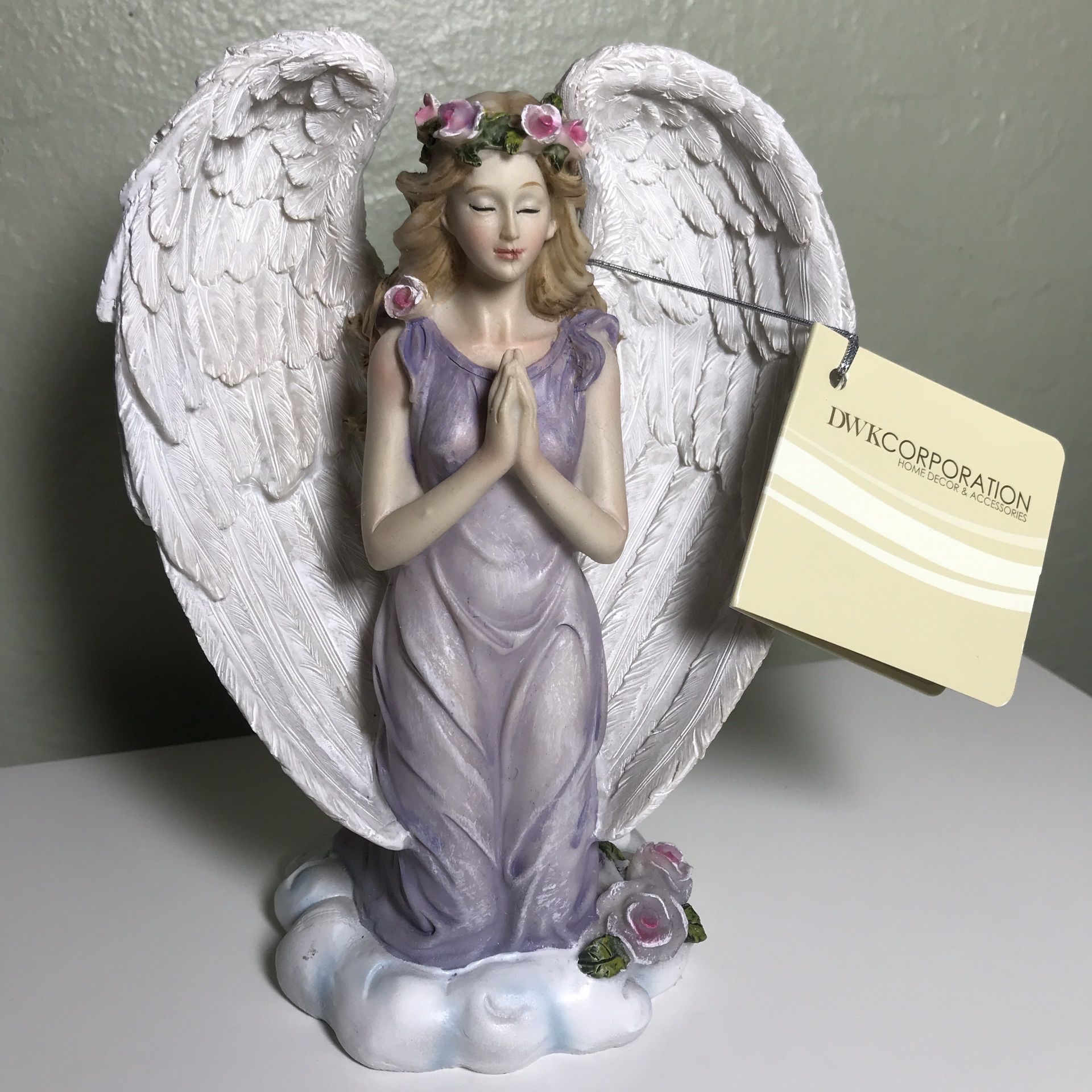 Angel Statue Decor Figurine - Religious Christian Catholic