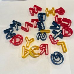 Plastic  alphabet Cookie Cutters
