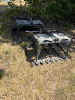 Mini Skid SteerGrapple Bucket Attachment