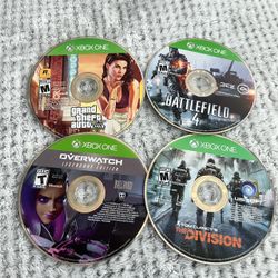 Xbox 1 Game Bundle (4 Disc)