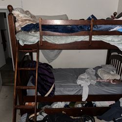 Wood Bunk Bed Frame