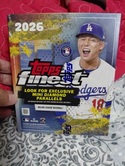 2026 Topps Finest MLB Baseball Mega Box
