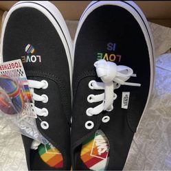 Vans 7.5 Women’s Pride Rainbow 