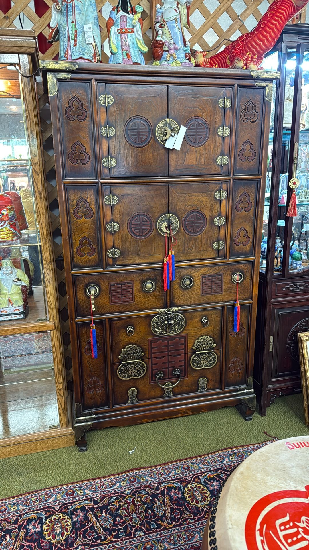 Solid Wood Chest, Vintage