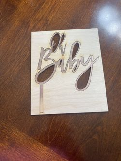 Rose Gold Cake Topper
