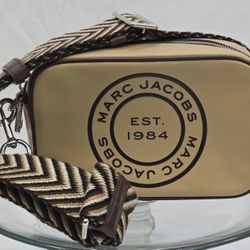 Marc Jacobs Signet Flash Leather Crossbody Camera Bag