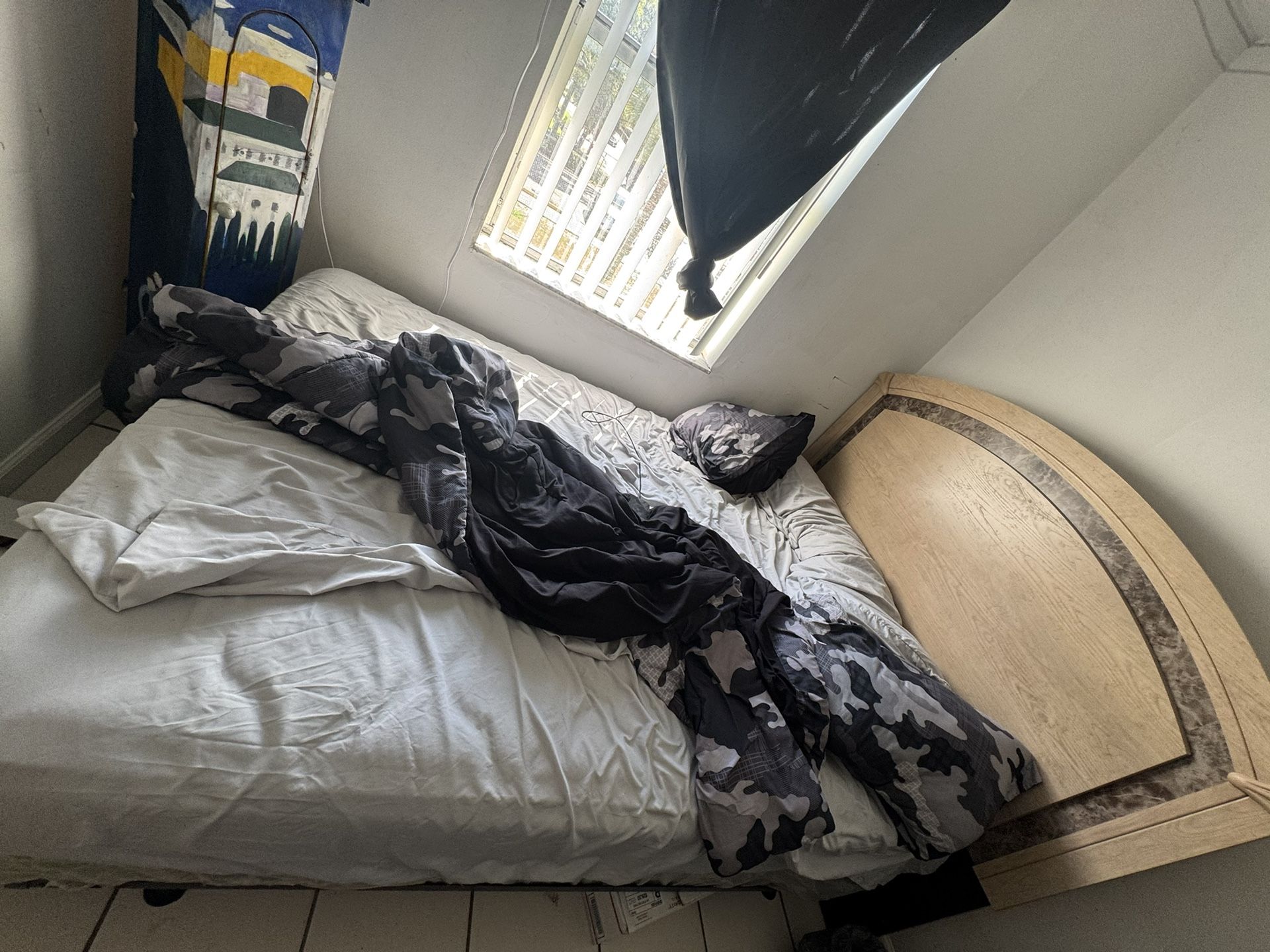 Full Size Bed With Frame And Mattress